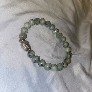 Grey Buddha bracelet